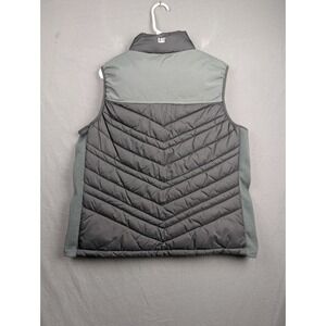 CAT Caterpillar Womens Workwear Puffer Vest Gray Black 2XL